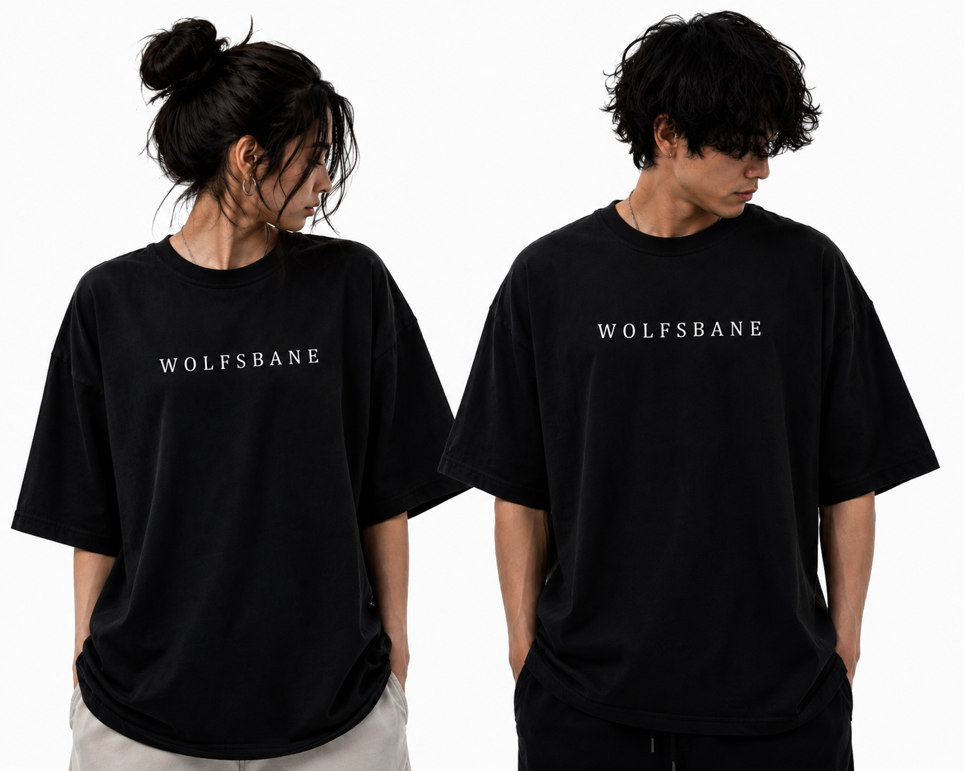 WOLFSBANE – Moonbound Wolf Couple T-Shirts