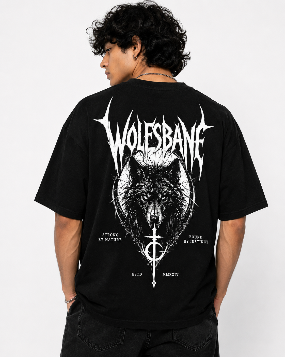 Wolfsbane Bound By Instinct Oversized T-Shirt